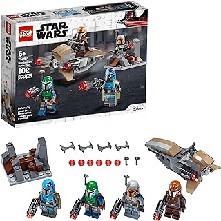 LEGO Star Wars Mandalorian Battle Pack 75267 Mandalorian Shock Troopers and Speeder Bike Building Kit; Great Gift Idea for...