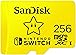 SanDisk SDSQXAO-256G-GNCZN Nintendo Switch MicroSDXC Card, Yellow, 256GB