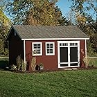 Handy Home Products Scarsdale 10x16 Do-it-Yourself Wooden Storage Shed with Floor