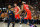 SALT LAKE CITY, UT - NOVEMBER 23: Donovan Mitchell #45 of the Utah Jazz attempts to drive past Brandon Ingram #14 of the New Orleans Pelicans during a game at Vivint Smart Home Arena on November 23, 2019 in Salt Lake City, Utah. NOTE TO USER: User expressly acknowledges and agrees that, by downloading and/or using this photograph, user is consenting to the terms and conditions of the Getty Images License Agreement.  (Photo by Alex Goodlett/Getty Images)