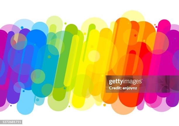 fun colorful abstract background illustration - pride month stock illustrations