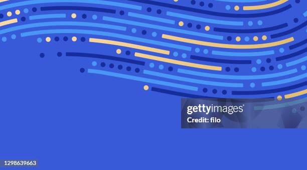 abstract dash dot background - motion design stock illustrations