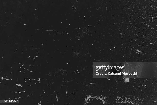 grunge black concrete wall texture background - efecto texturado fotografías e imágenes de stock