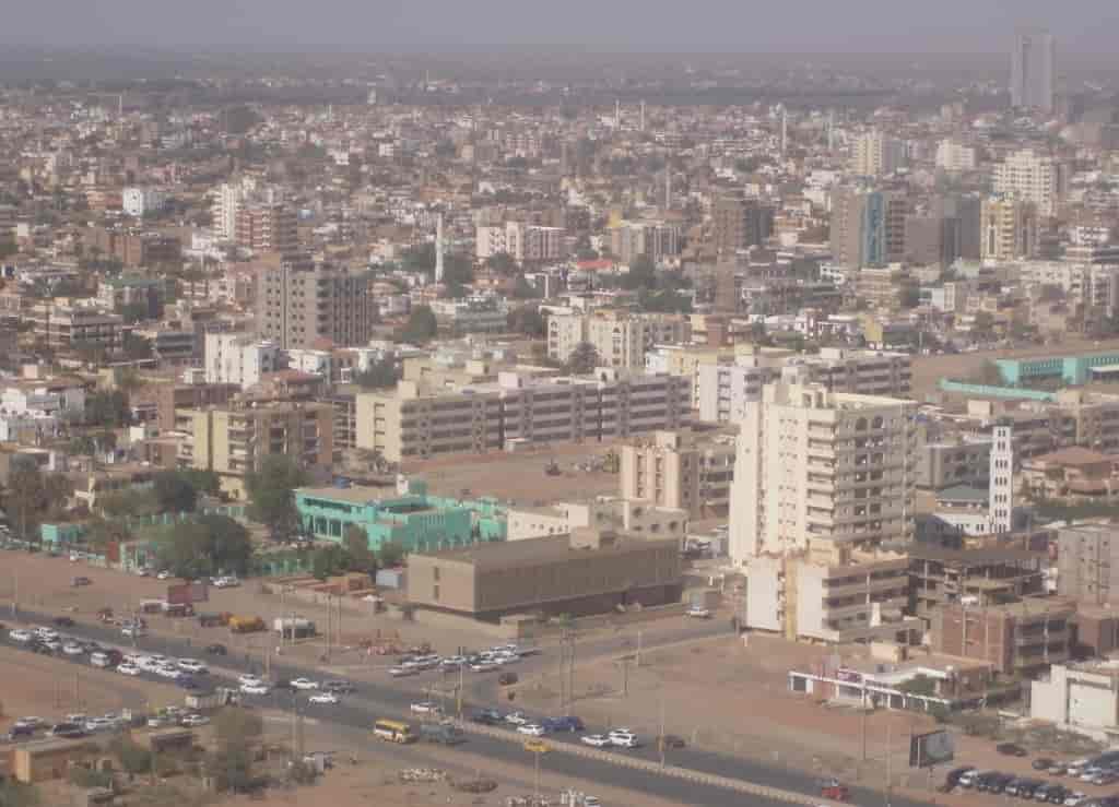 Khartoum fra luften.