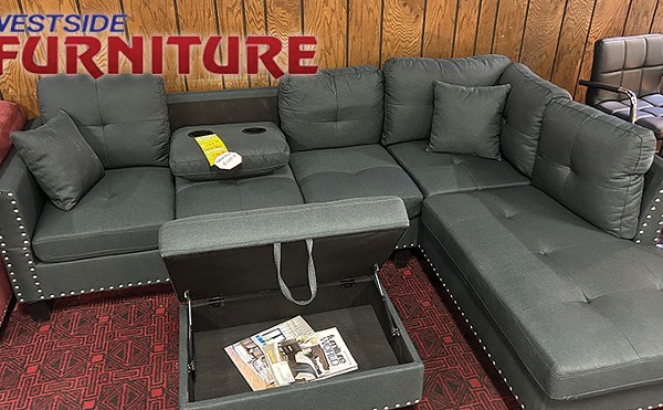 Win a brand new sofa sectional courtesy of Westside Furniture!