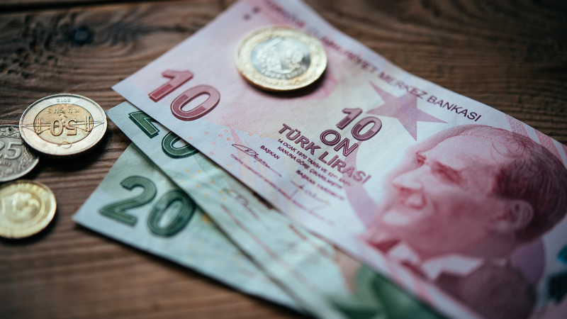 Турецкая лира обновила исторический минимум к доллару, упав до 30 лир за доллар