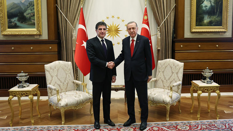 Лидер Иракского Курдистана Барзани встретился в Анкаре с Эрдоганом