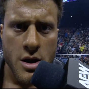 MJF Returns at AEW Double or Nothing, ripping off Triple H's 2002 wardrobe.