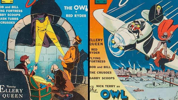 Crackajack Funnies #32, 33 featuring the Owl (Dell, 1941)
