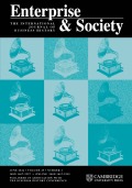 Enterprise & Society cover