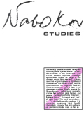 Nabokov Studies cover