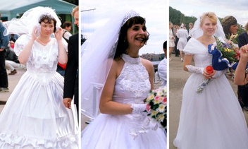 После развала СССР: в чем выходили замуж в лихие 90-е — 15 фото невест