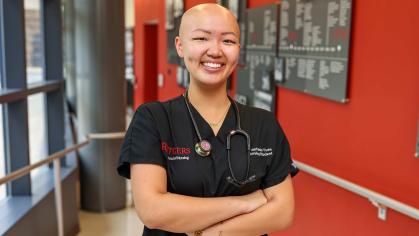 Stephanie Yuen is wrapping up her bachelor of science degree through the School of Nursing at Rutgers University–New Brunswick.