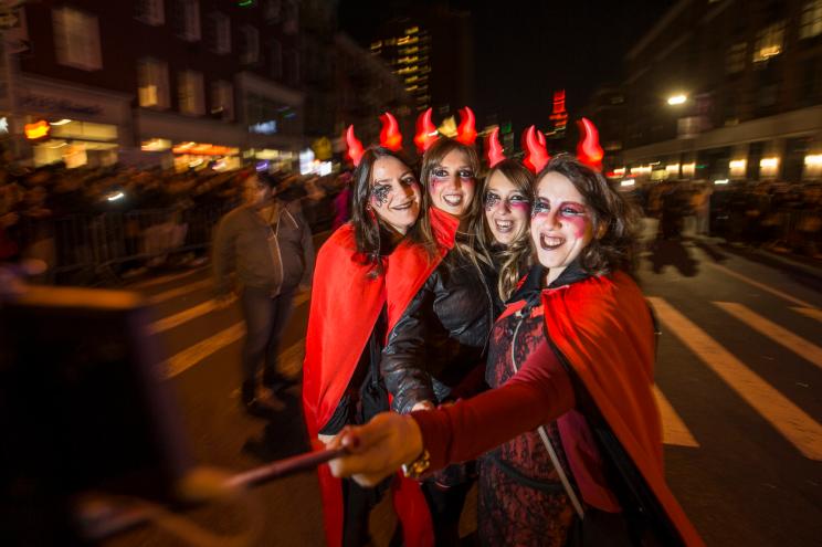 The 2016 Greenwich Village Halloween parade, October 31, 2016 in New York City.