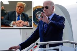 Biden says 'convicted felon' Trump is running because he’s ’worried about preserving his freedoms’
