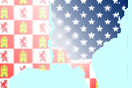 
[image ALT: A map of (what would become) the eastern United States at the end of the 19c, shaded to show the Spanish portion in the west and the American portion in the east; where the two regions touch is deliberately blurry. It is the icon on this site for Arthur Preston Whitaker's book, 'The Spanish-American Frontier: 1783‑1795'.]
			