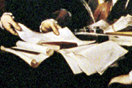 
[image ALT: A close-up of a collection of papers spread out on a table. It is the icon used on this site to represent my American History Notes subsite.]
			