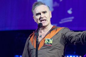 Morrissey performs at Le Grand Rex on October 27, 2014 in Paris, France.