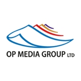 The "opmediagroup" user's logo