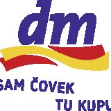 The "dm drogerie markt Srbija" user's logo