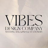 The "Vibes Design Company - Wedding Magazines" user's logo