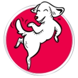 The "HappyTails Canine Wellness" user's logo