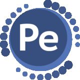 The "Pe Solutions ApS" user's logo