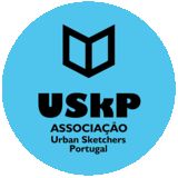 The "UrbanSketchersPortugal" user's logo