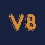 The "v8ranch" user's logo