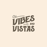 The "Vibes and Vistas" user's logo