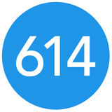 The "614mediagroup" user's logo