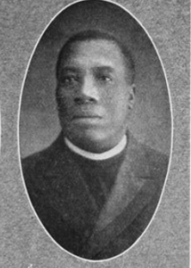 a black and white portrait of Rev. Charles A. Tindley
