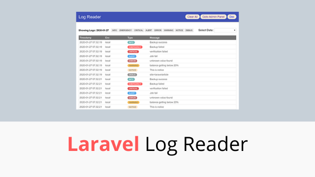 laravel-log-reader