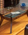 Glass-Topped COFFEE TABLE