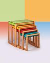 Albers-Inspired NESTING TABLES