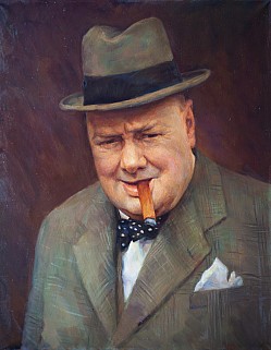 Портрет Черчилля