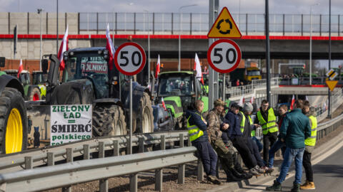 The farmers have been blocking border crossings with Ukraine since February 2024 to protest what they say is unfair competition from goods from Ukraine.