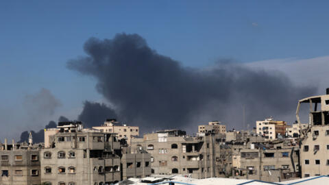 L'armée israélienne a bombardé Jabalia , dans le nord de la Bande de Gaza, dimanche 12 mai 2024.