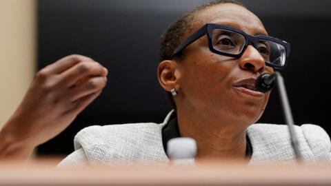 President Claudine Gay testifies before a House Education and The Workforce Committee hearing on Capitol Hill in Washington, US, December 5, 2023.