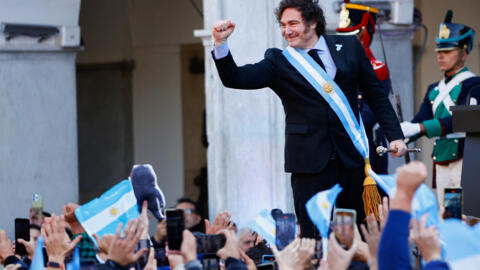 Le président argentin Javier Milei lors de la commémoration du 214e anniversaire de la révolution de Mai. Cordoba, Argentine, le 25 mai 2024.