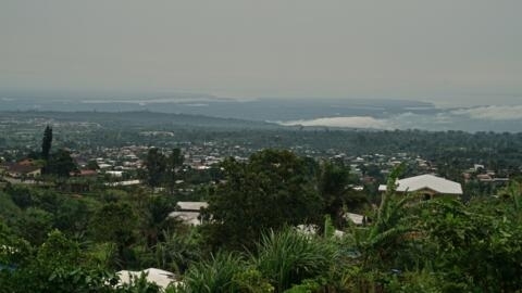 Une vue aérienne de Buea au Cameroun, en 2019.