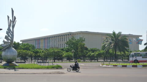 Le Palais du peuple, bâtiment du Parlement congolais à l'occasion de la rentrée parlementaire à Kinshasa,