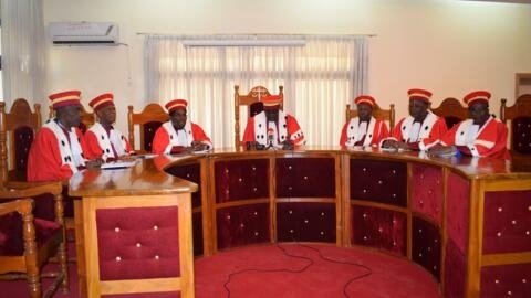 Les membres de la Cour constitutionnelle togolaise.