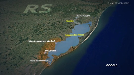 Cientistas criticam proposta de abertura de canal para escoar água da Lagoa dos Patos - Foto: (TV Globo/Reprodução)