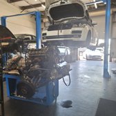 Engine reassembly of range rover