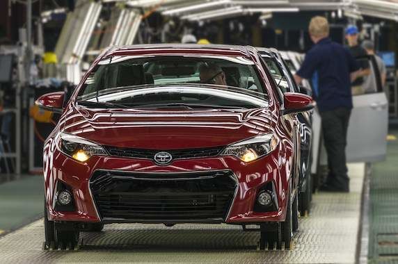 Toyota leads the way for cars made in Canada