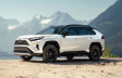 RAV4 Hybrid XSE shown in Wind Chill Pearl with Black Roof