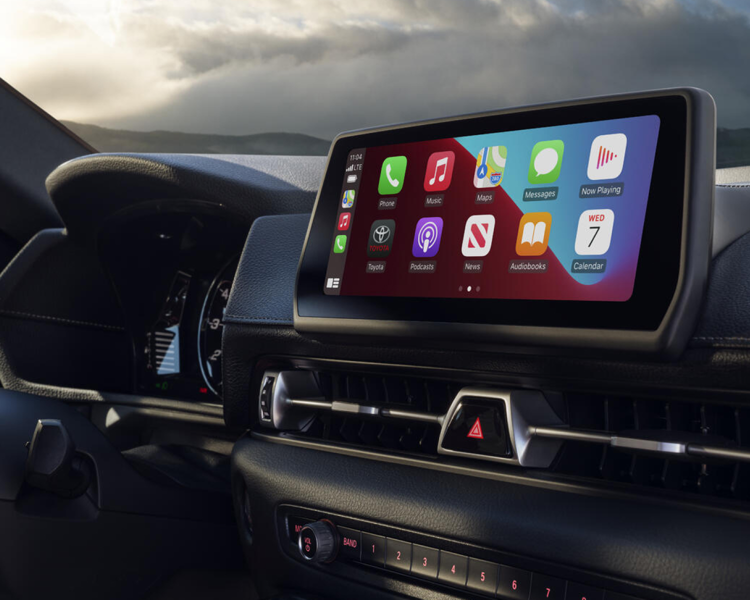 2024 GR Supra Interior with Apple Carplay