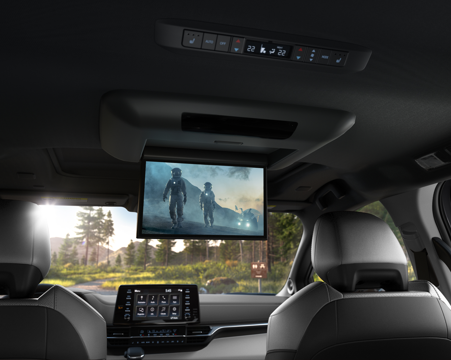 Sienna Limited Rear Seat Entertainment