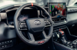 Tundra Hybrid CrewMax TRD Pro interior shown in Black SofTex 